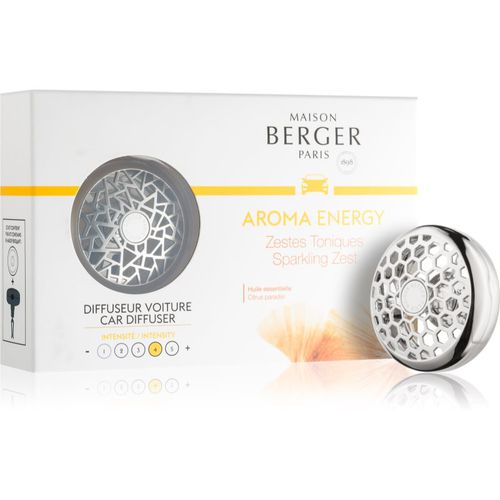 Aroma Energy ambientador de coche para ventilación clip (Sparkling Zest) 1 ud - Maison Berger Paris - Modalova