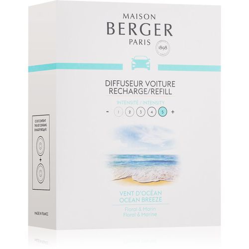 Ocean ambientador de coche para ventilación recarga de recambio 2 x 17 g - Maison Berger Paris - Modalova