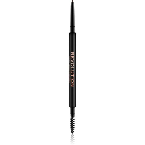 Precise Brow Pencil Präzisionsaugenbrauenstift mit Bürste Farbton Dark Brown 0.05 g - Makeup Revolution - Modalova