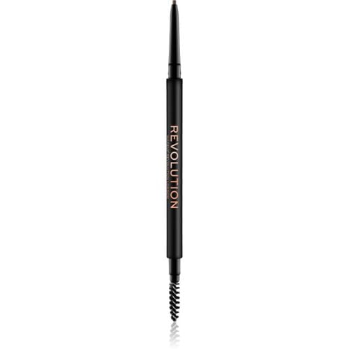 Precise Brow Pencil pincel de precisión para cejas con cepillo tono Brown 0.05 g - Makeup Revolution - Modalova