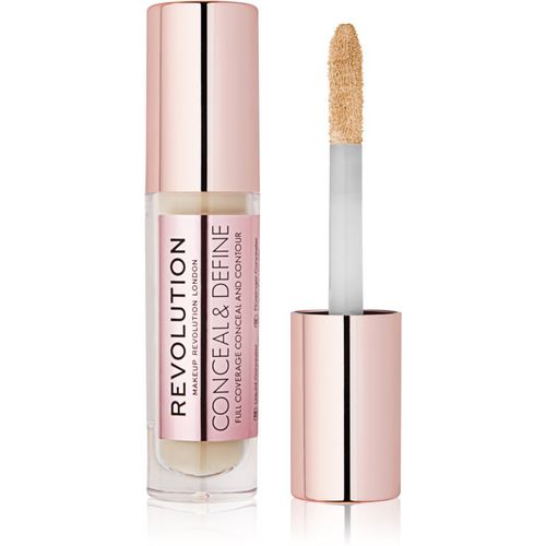 Conceal & Define corrector líquido tono C4 4 g - Makeup Revolution - Modalova