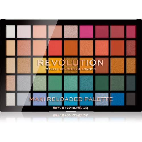 Maxi Reloaded Palette paleta de sombras de ojos en polvo tono Big Shot 45x1.35 g - Makeup Revolution - Modalova