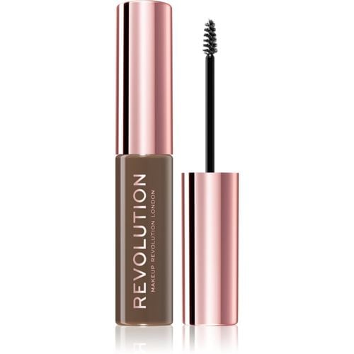 Brow Fixer gel para cejas tono Ash Brown 6 ml - Makeup Revolution - Modalova