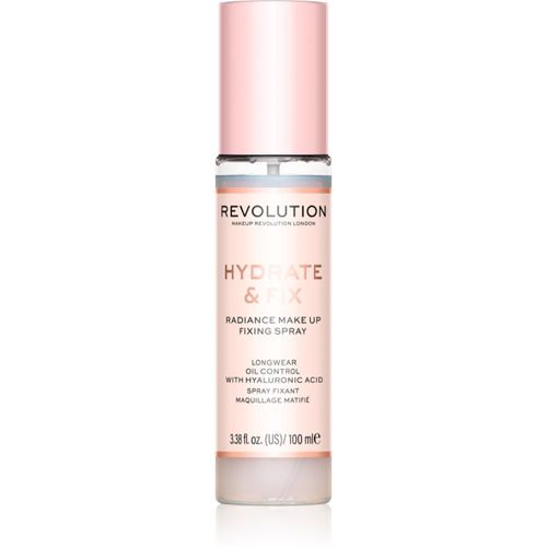 Hydrate & Fix fijador de maquillaje en spray 100 ml - Makeup Revolution - Modalova