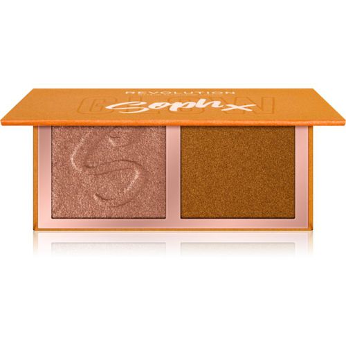Soph X Face Duo Highlighter-Palette Farbton Honey Glaze 9 g - Makeup Revolution - Modalova
