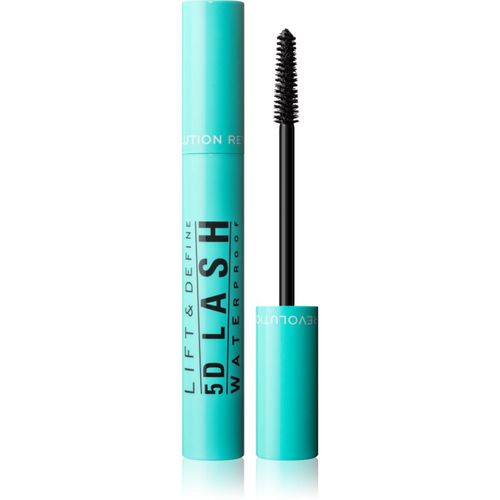 D Lash máscara de pestañas a prueba de agua volumizadora y alargadora tono Black 14 ml - Makeup Revolution - Modalova