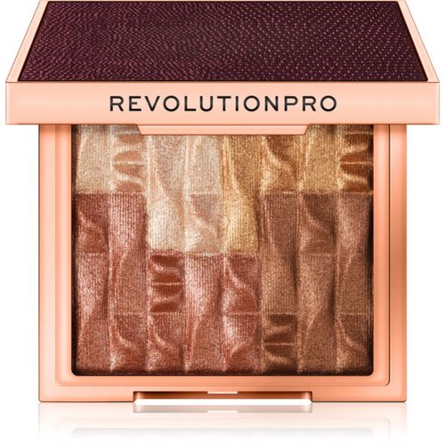 Goddess Glow Paleta de bronceadores e iluminadores tono Brick Sublime 8 g - Revolution PRO - Modalova