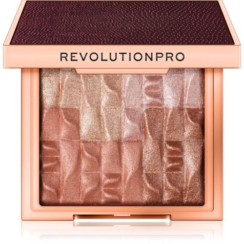 Goddess Glow Paleta de bronceadores e iluminadores tono Brick Afterglow 8 g - Revolution PRO - Modalova