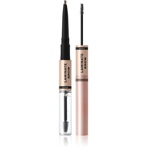 Laminate Brow lápiz y gel para cejas tono Medium Brown 2.1 g - Makeup Revolution - Modalova