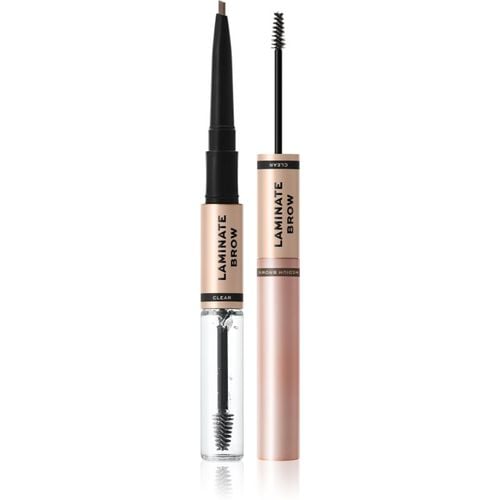 Laminate Brow matita e gel per sopracciglia colore Medium Brown 2.1 g - Makeup Revolution - Modalova