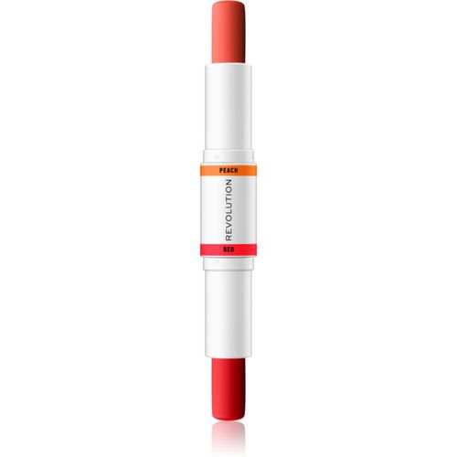 Colour Correcting correttore in stick per unificare il tono della pelle colore Red & Peach 2x4,3 g - Makeup Revolution - Modalova
