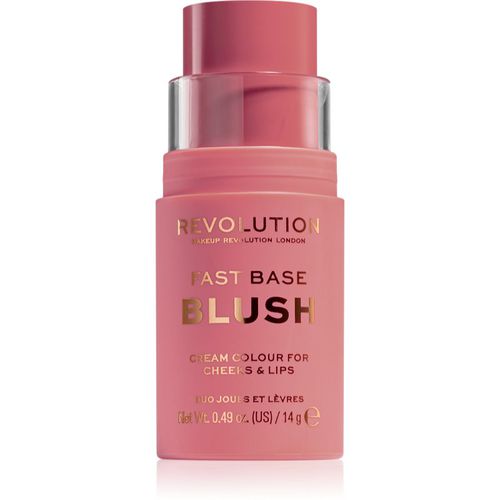 Fast Base bálsamo con color para labios y rostro tono Blush 14 g - Makeup Revolution - Modalova