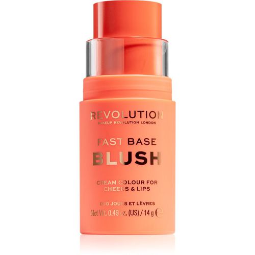 Fast Base stick duo per labbra e guance colore Peach 14 g - Makeup Revolution - Modalova