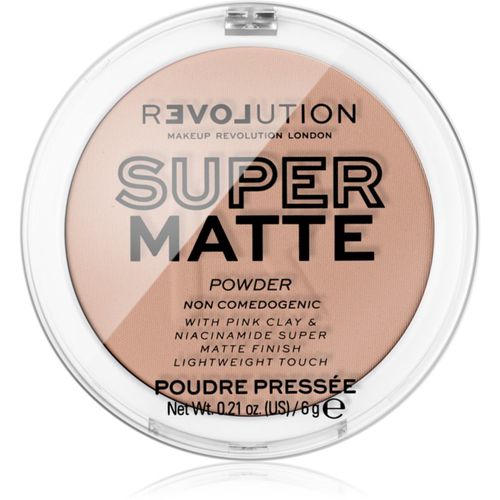 Super Matte Powder cipria opacizzante colore Beige 6 g - Revolution Relove - Modalova