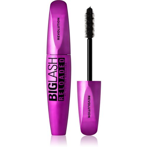 Big Lash Reloaded máscara de pestañas volumen extra tono Black 8 ml - Makeup Revolution - Modalova