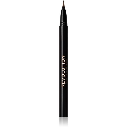Hair Stroke Brow Pen Augenbrauenstift Farbton Medium Brown 0,5 ml - Makeup Revolution - Modalova