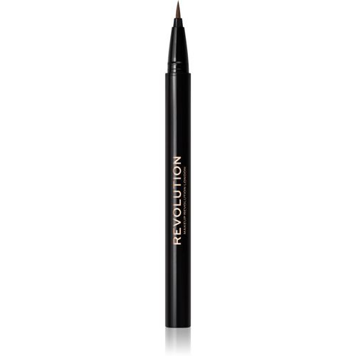 Hair Stroke Brow Pen matita per sopracciglia colore Medium Brown 0,5 ml - Makeup Revolution - Modalova