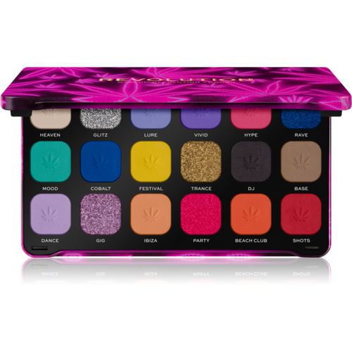 Forever Flawless paleta de sombras de ojos tono Good Vibes Hype Forever 18 x 1.1 g - Makeup Revolution - Modalova