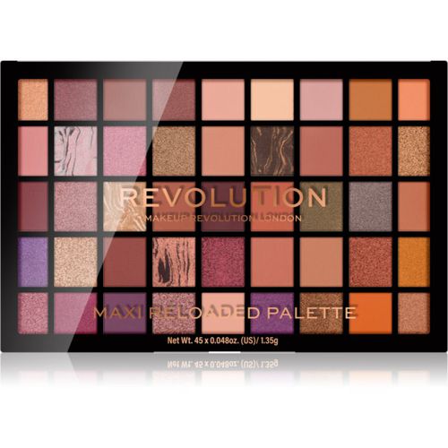 Maxi Reloaded Palette palette di ombretti in polvere colore Infinite Bronze 45x1.35 g - Makeup Revolution - Modalova