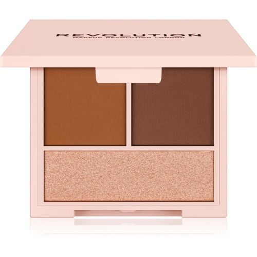 Contour Powder palette contouring colore Light 7 g - Makeup Revolution - Modalova