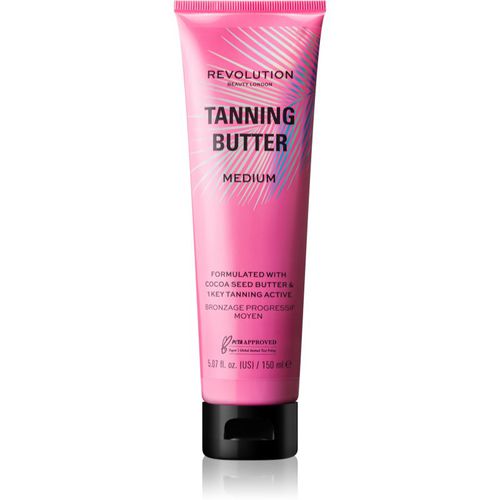 Beauty Tanning Butter nährende Body-Butter mit Selbstbräunungseffekt Farbton Light/Medium 150 ml - Makeup Revolution - Modalova
