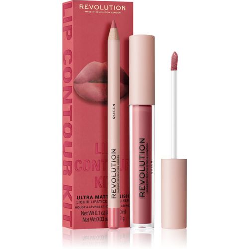 Lip Contour Kit kit per labbra colore Queen - Makeup Revolution - Modalova