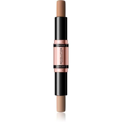 Fast Base matitone doppio per contouring colore Fair 2x4,3 g - Makeup Revolution - Modalova