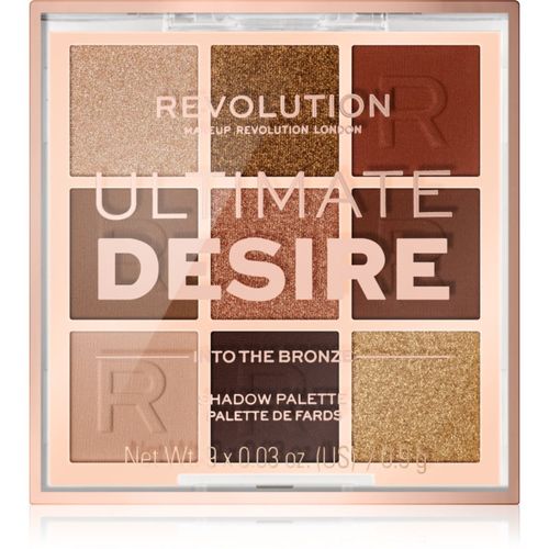 Ultimate Desire paleta de sombras de ojos tono Into The Bronze 8,1 g - Makeup Revolution - Modalova