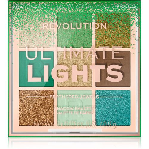 Ultimate Lights palette di ombretti colore Jewels 8,1 g - Makeup Revolution - Modalova