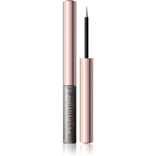 Ultimate Lights eyeliner metallizzato colore Silver Flash 2,4 ml - Makeup Revolution - Modalova