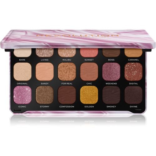 Forever Flawless Lidschatten-Palette Farbton Nude Silk 18 x 1.1 g - Makeup Revolution - Modalova