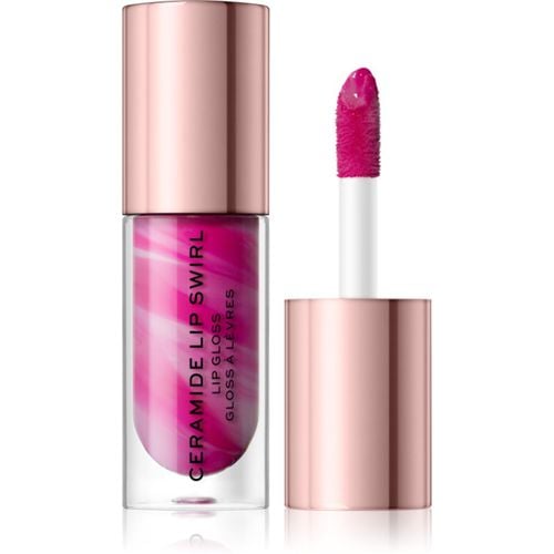 Ceramide Swirl brillo de labios hidratante tono Berry Pink 4,5 ml - Makeup Revolution - Modalova