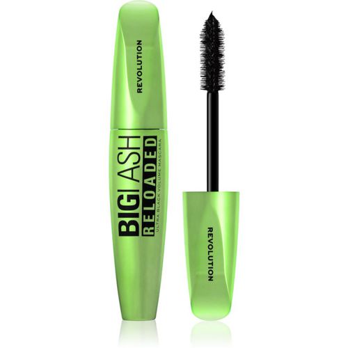 Big Lash Reloaded máscara de pestañas para dar volumen extra negra tono Ultra Black 8 ml - Makeup Revolution - Modalova