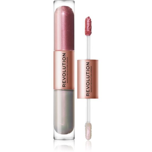 Double Up ombretti liquidi 2 in 1 colore Opulence Light Pink 2x2,2 ml - Makeup Revolution - Modalova