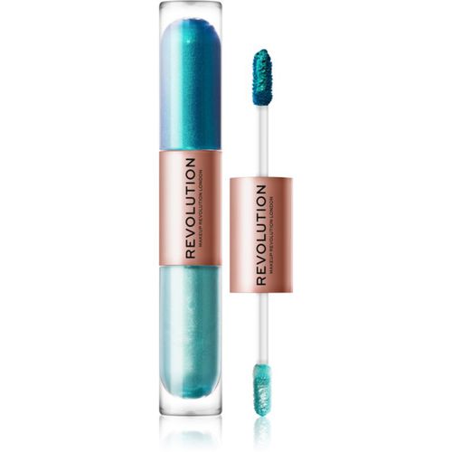 Double Up Flüssiges Lidschatten 2 in 1 Farbton Tranquillity Blue 2x2,2 ml - Makeup Revolution - Modalova