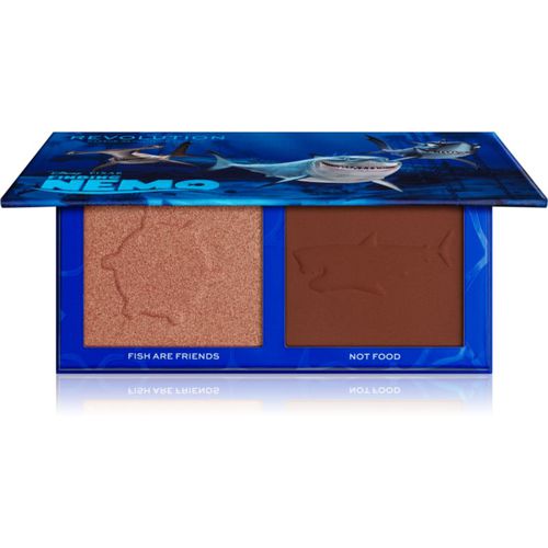 X Finding Nemo Aufhellende und Bronzing-Palette Farbton Fish Are Friends 9 g - Makeup Revolution - Modalova