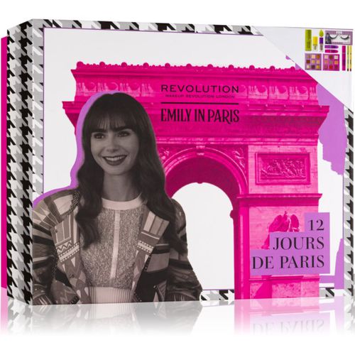 X Emily In Paris calendario dell'Avvento 12 Days in Paris - Makeup Revolution - Modalova