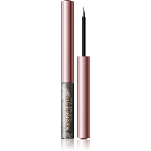 Super Flick delineador líquido tono Silver 2,4 ml - Makeup Revolution - Modalova