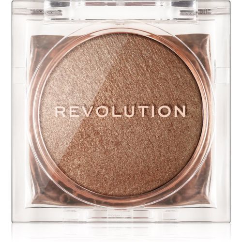 Beam Bright iluminador compacto en polvo tono Bronze Baddie 2,45 g - Makeup Revolution - Modalova