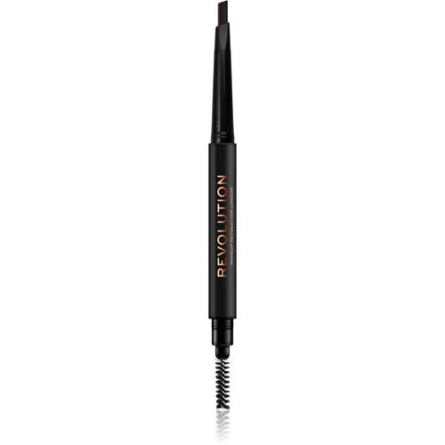 Duo Brow Definer matita di precisione per sopracciglia colore Dark Brown 0,25 g - Makeup Revolution - Modalova