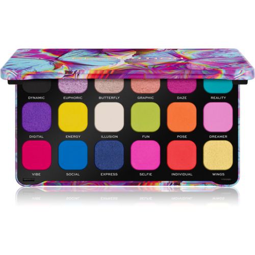 Forever Flawless paleta de sombras de ojos tono Digi Butterfly 18 x 1.1 g - Makeup Revolution - Modalova