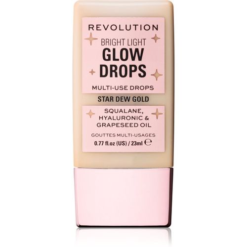 Bright Light Glow Drops flüssiger Aufheller Farbton Golden Star Dew 23 ml - Makeup Revolution - Modalova