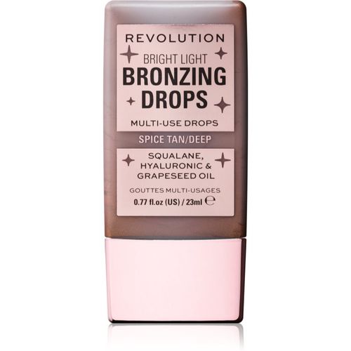 Bright Light Bronzing Drops bronzer liquido colore Deep Bronze Spice 23 ml - Makeup Revolution - Modalova