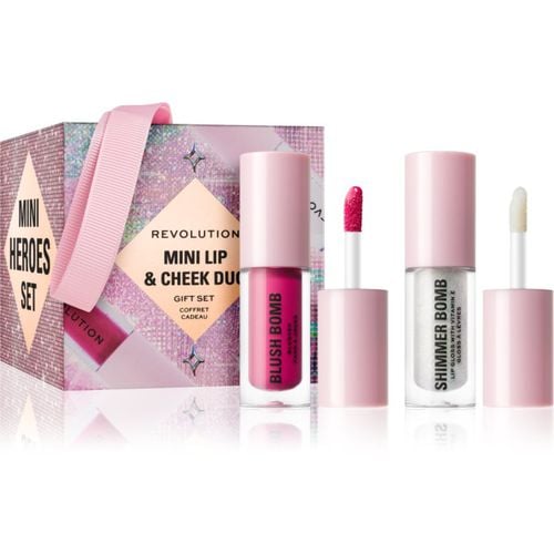 Xmass 2024 Mini Cheek & Lip Duo lote de regalo para el rostro - Makeup Revolution - Modalova