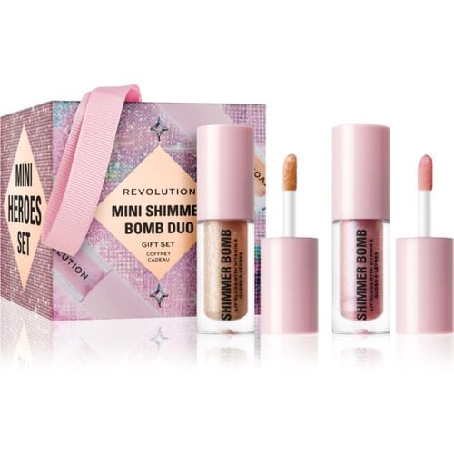 Xmass 2024 Mini Shimmer Bomb Duo lote de regalo para labios - Makeup Revolution - Modalova