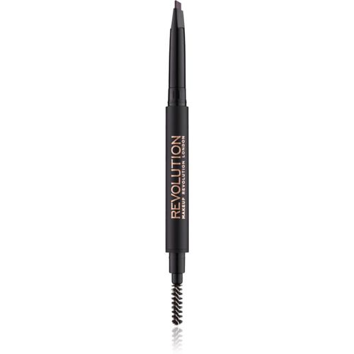 Duo Brow Definer matita di precisione per sopracciglia colore Dark Brown 0,15 g - Makeup Revolution - Modalova