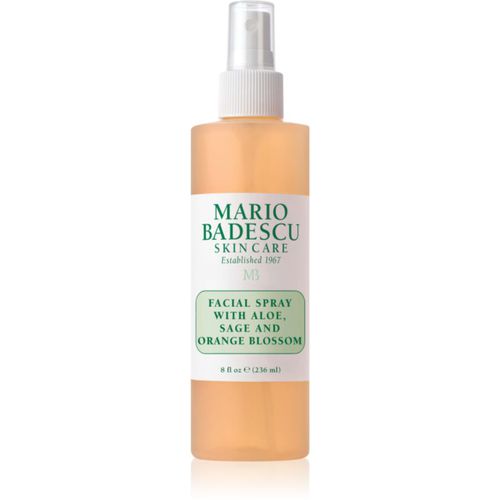 Facial Spray with Aloe, Sage and Orange Blossom bruma facial hidratante y energizante 236 ml - Mario Badescu - Modalova