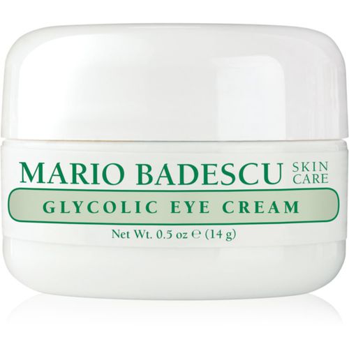 Glycolic Eye Cream crema hidratante antiarrugas con ácido glicólico para contorno de ojos 14 g - Mario Badescu - Modalova