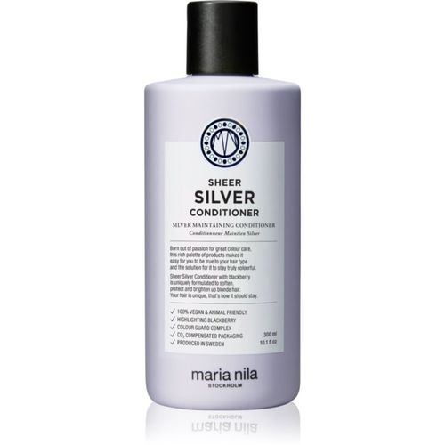 Sheer Silver Conditioner Feuchtigkeit spendender Conditioner zum Neutralisieren von Gelbstich sulfatfrei 300 ml - Maria Nila - Modalova