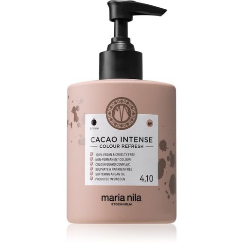 Colour Refresh Cacao Intense Sanfte nährende Maske ohne permanente Farbpigmente hält 4 bis 10 Haarwäschen im Haar 4.10 300 ml - Maria Nila - Modalova